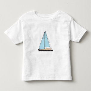 Luxusseegelboot Kleinkind T-shirt