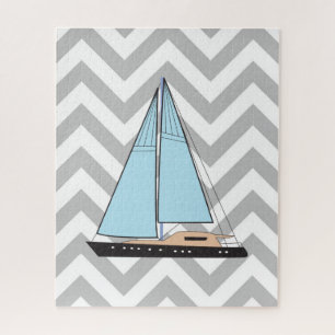 Luxusseegelboot Puzzle