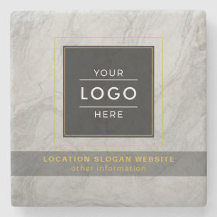 Luxusunternehmen für maßgeschneiderte Logos aus Ma Steinuntersetzer
