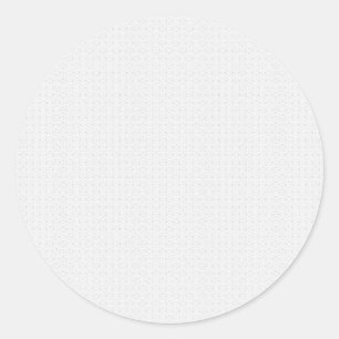 Luxusweiß-Monogramm-Rundaufkleber Runder Aufkleber
