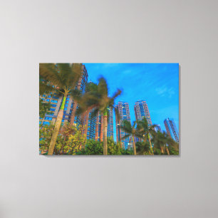 Luxuswohnungen in China Leinwanddruck