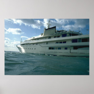 Luxusyacht Poster