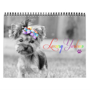 LuxusYorkies 2014 Gewohnheit Druckkalender Kalender