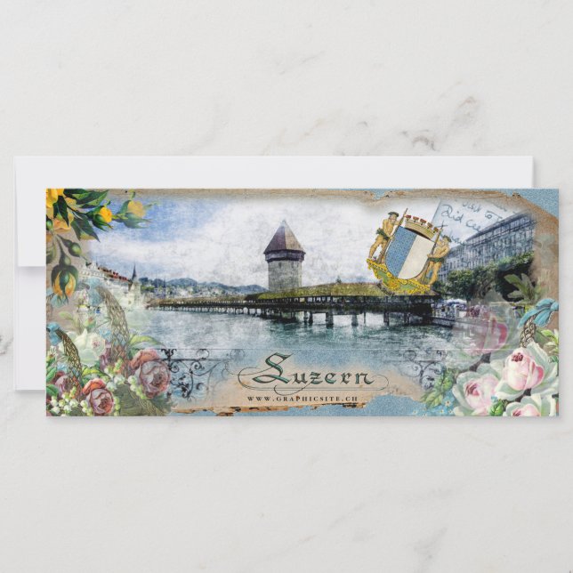 LUZERN 2 - Postkarte (Vorderseite)