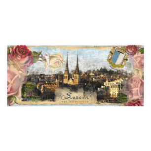 LUZERN 3 - Postkarte / Rackcard / Grußkarte Werbekarte