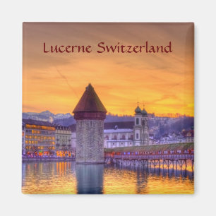 Luzern (Luzern) Schweiz HDR. Fotografie Magnet