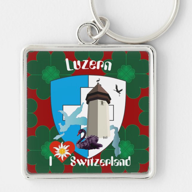 Luzern Schweiz Æ Schlüsselanhänger (Vorne)
