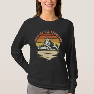 Luzern Schweiz Attraction Swiss Mountain Swi T-Shirt