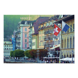 Luzern Schweiz Foto Print