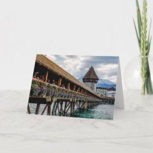 Luzern, Schweiz, Kapellbrücke Karte