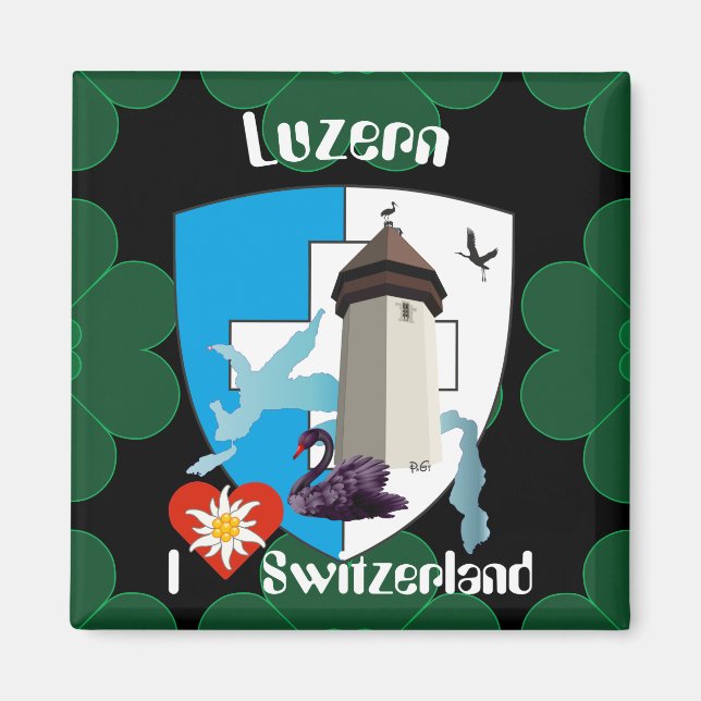 Luzern Schweiz Magnet (Vorne)