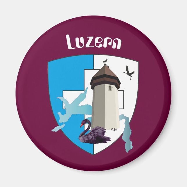 Luzern Schweiz Magnet (Vorne)