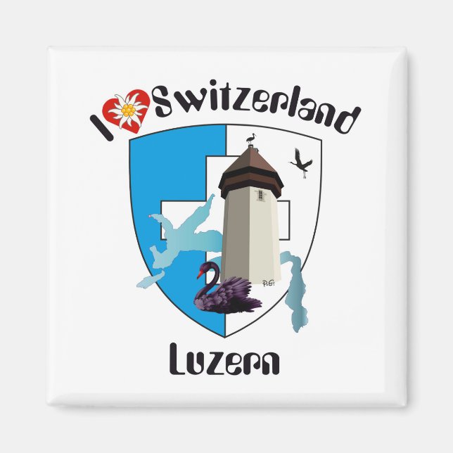 Luzern Schweiz Magnet (Vorne)