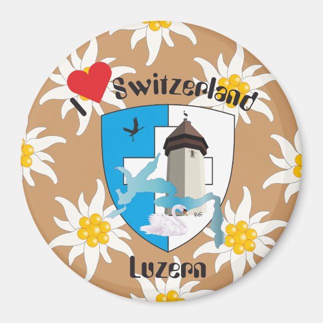 Luzern Schweiz Magnet (Vorne)