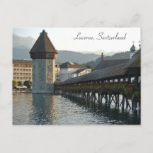 Luzern, Schweiz Postkarte