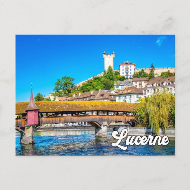 Luzern, Schweiz Postkarte (Vorderseite)