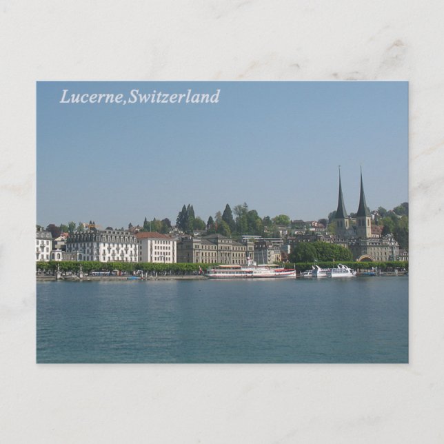 Luzern, Schweiz Postkarte (Vorderseite)