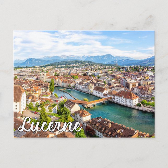 Luzern, Schweiz Postkarte (Vorderseite)