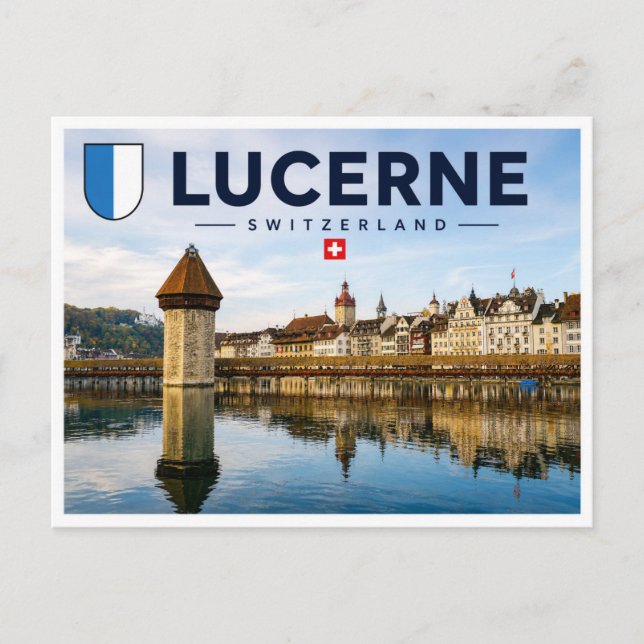 Luzern - Schweiz Postkarte (Vorderseite)