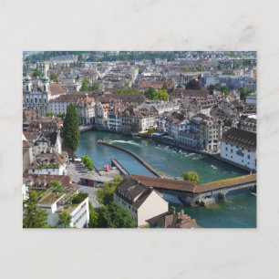 Luzern, Schweiz Postkarte