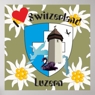 Luzern Schweiz Schweiz Poster