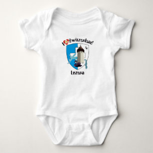 Luzern Schweiz Suiss Svizzera Switzerland T-Shirt Baby Strampler