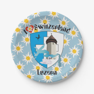 Luzern Schweiz Suisse Svizzera Pappteller