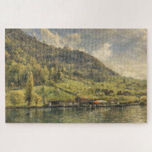 Luzern Schweizer Alpen Chalets Kunstpuzzle Puzzle
