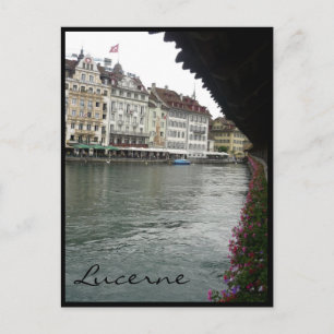 Luzerner Aussichtsbrücke Postkarte