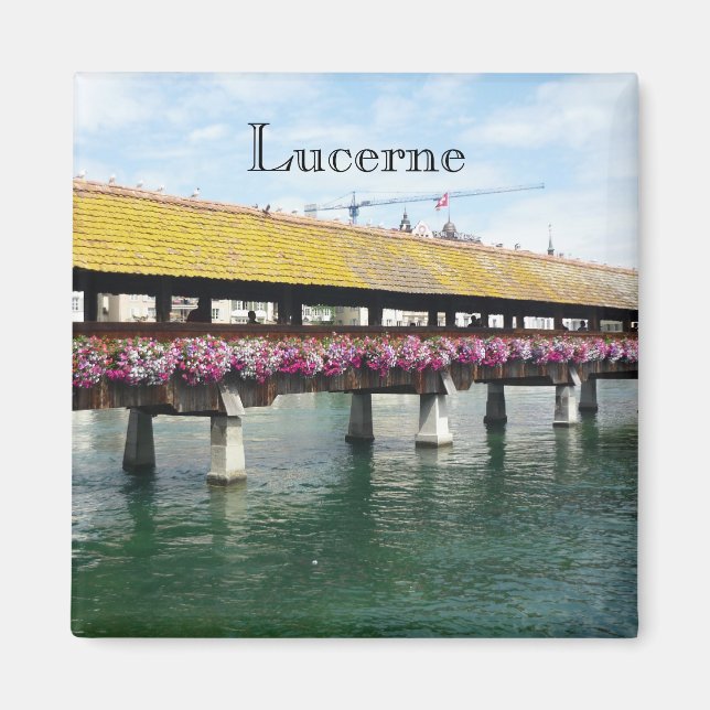 Luzerner Brücke Magnet (Vorne)