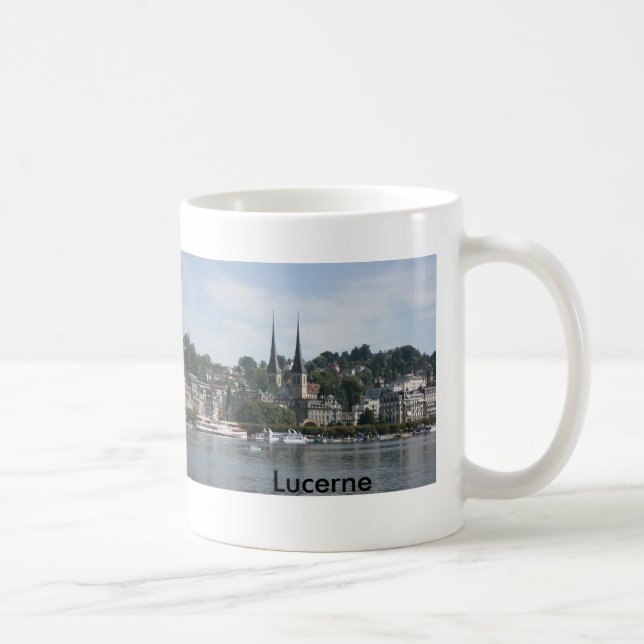 Luzerner See, Vierwaldstattersee, die Schweiz Tasse (Rechts)