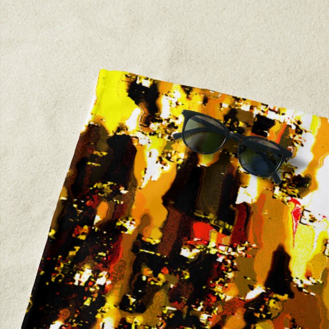 Luzes foscas de vela sob uma placa de gelo strandtuch (Beispiel)