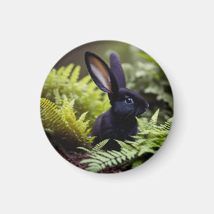 Luzifer der Schwarze Kleine Hase, Magnet