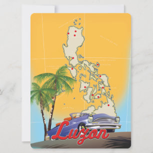 Luzon Philippines Reiseposter