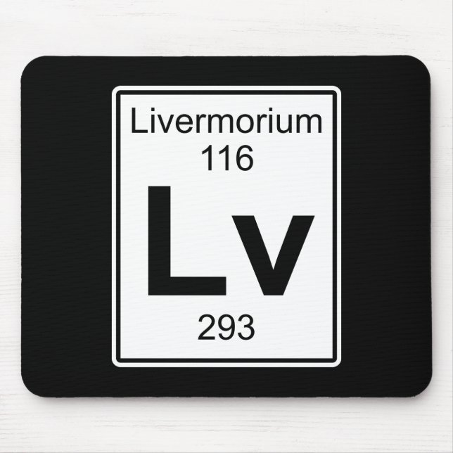 Lv - Livermorium Mousepad (Vorne)