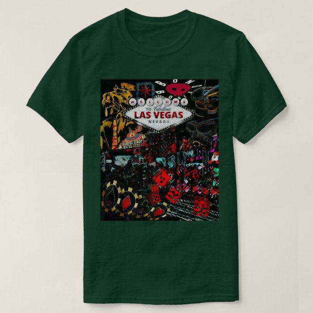 LV Nachtleben gestört Design Bong Bones Apparel T-Shirt (Design vorne)