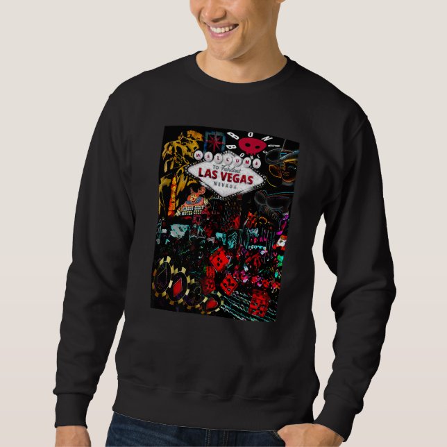 Lv Nightlife gestörte Bong Bones Apparel Outfit Sweatshirt (Vorderseite)