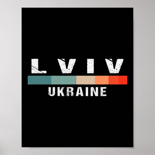 Lviv Ukraine Stadt Trip 1  Poster (Vorne)