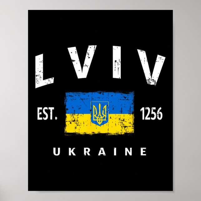 Lviv Ukraine Ukrayina Lwów  Poster (Vorne)