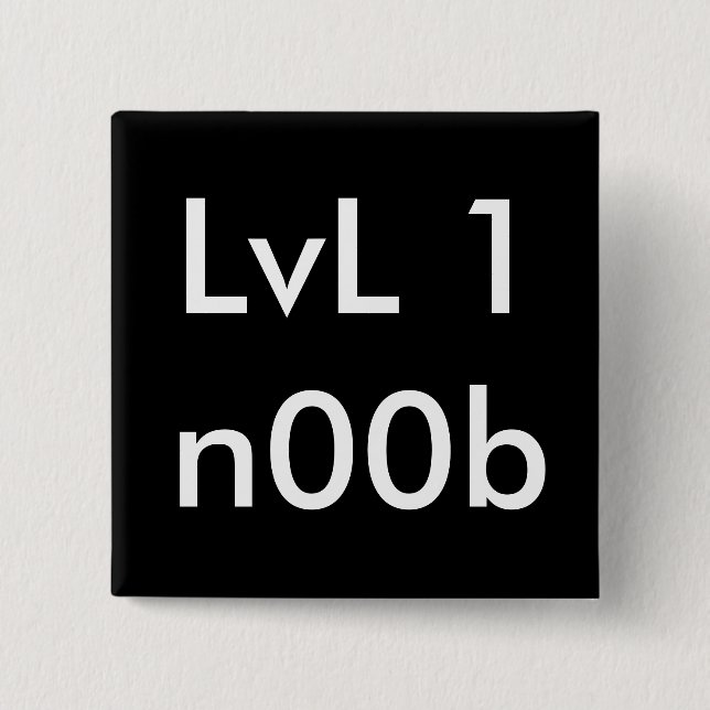 LvL 1 Anfänger Button (Vorderseite)