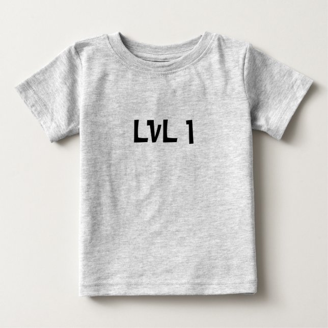 LVL 1 BABY T-SHIRT (Vorderseite)