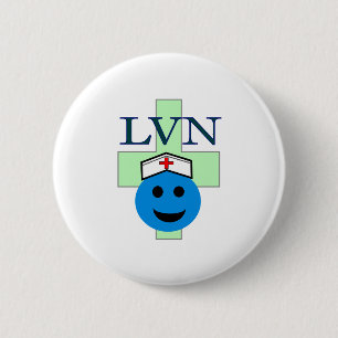 LVN Geschenke "genehmigter beruflicher Button