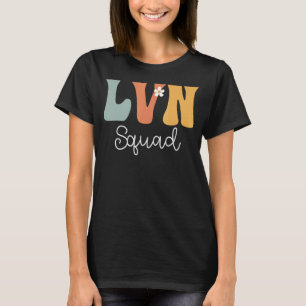 LVN lizenzierte Krankenwagen Squad Groovy Vintag T-Shirt