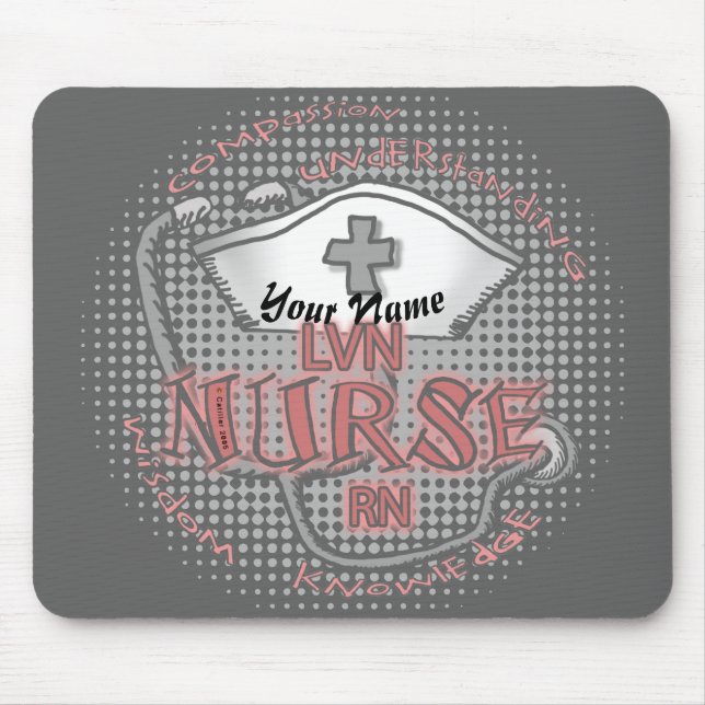 LVN Nurse Axiom Mouse Pad Mousepad (Vorne)