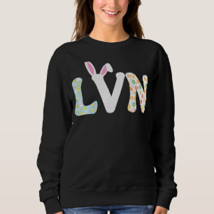 Lvn Nurse Life Stethoscope Scrub Ostertag Niedlich Sweatshirt