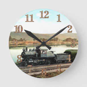 LVRR Black Diamond Express       Door Sign Runde Wanduhr