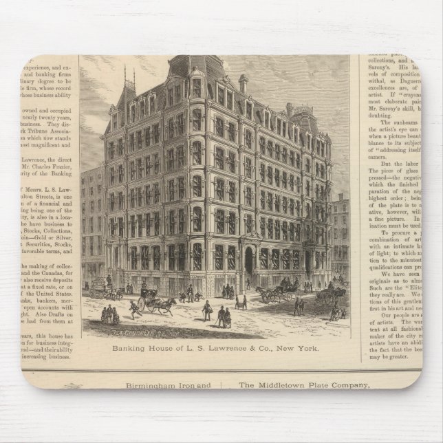 LW Lawrence und Bankers Birmingham Iron Mousepad (Vorne)