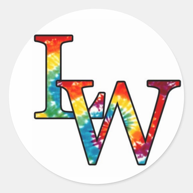 LW Logo Runder Aufkleber (Vorderseite)