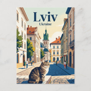 Lwiw Ukraine Postkarte