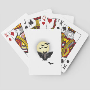 LWood Fledermaus Halloween Spielkarten